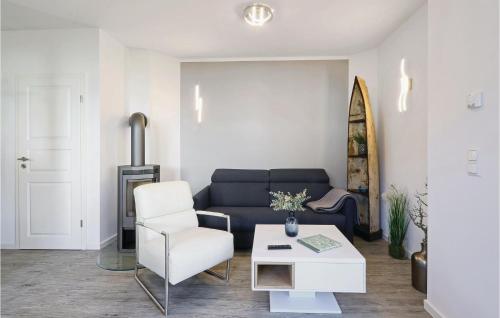 Posezení v ubytování Reetdachhaus 14 Auf Usedom