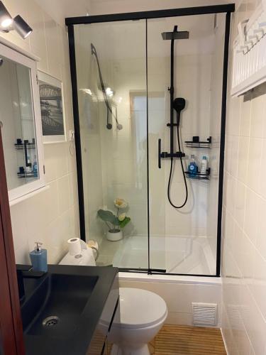 Kúpeľňa v ubytovaní Apartament nad Wysła