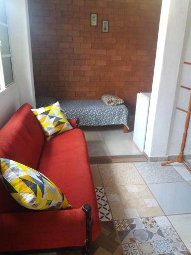 Ruang duduk di Pousada do Zezé
