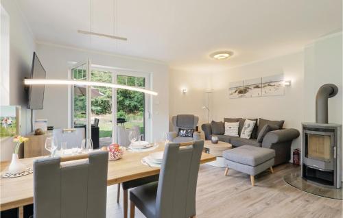 Posezení v ubytování Ferienhaus Reetseelig