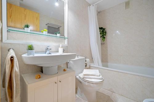 A bathroom at Mare Internum