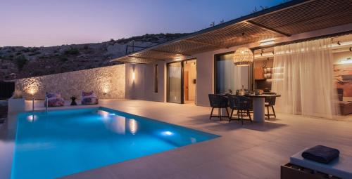 Πισίνα στο ή κοντά στο Limnionas Infinity Cave Villa