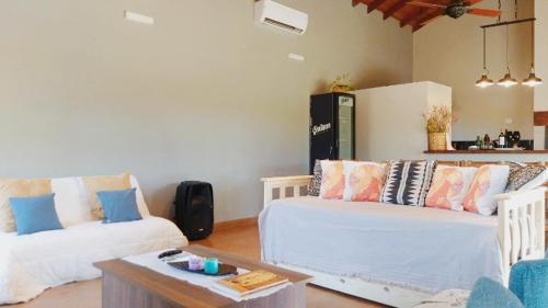 Ένα ή περισσότερα κρεβάτια σε δωμάτιο στο Casa con pileta en Paso de la Patria