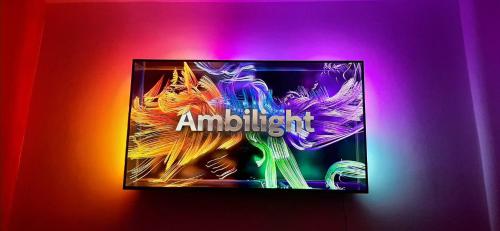 TV a/nebo společenská místnost v ubytování Ferienhaus Königs Wusterhausen