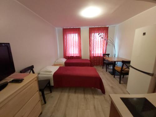 Postel nebo postele na pokoji v ubytování Telliskivi Apartment