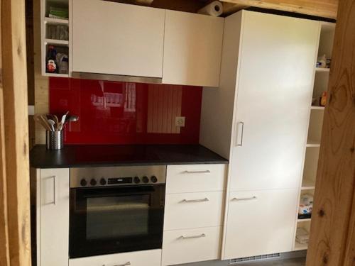 Η κουζίνα ή μικρή κουζίνα στο Bauernhaus Cafrida