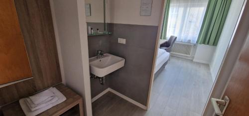 Koupelna v ubytování Hotel Ladage