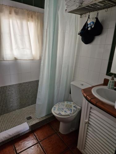 Koupelna v ubytování MARODY HOUSE ATICO B