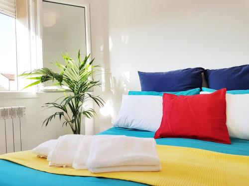 A bed or beds in a room at Il Gallo