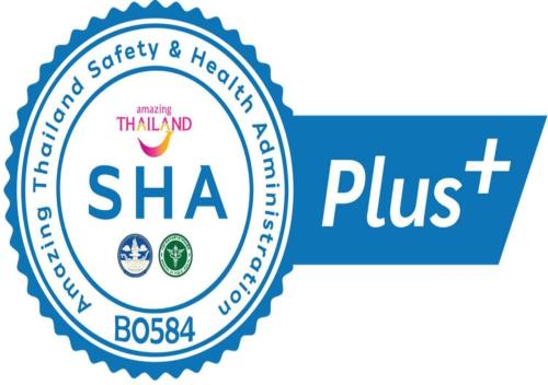 a logo for the thiel island sha punt podcast at The Promenade Bangkok in Bangkok