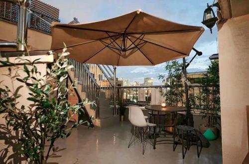 En balkon eller terrasse på Bliss penthouse2
