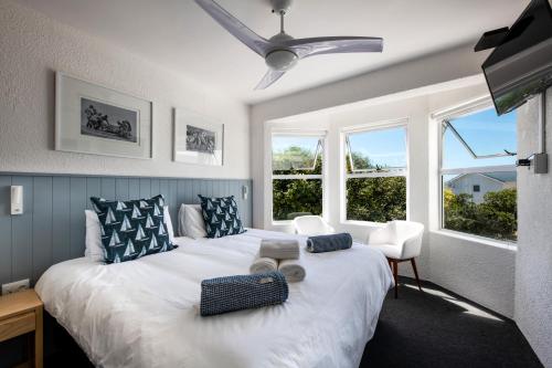 Ένα ή περισσότερα κρεβάτια σε δωμάτιο στο Cape Agulhas Guest House