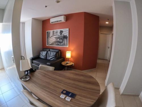 Zona de estar de Comfort Hotel Santos