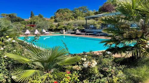 Exquisite Spoleto-poolside-sleeps-20pool, Jacuzzi, Gardens - fabulous views