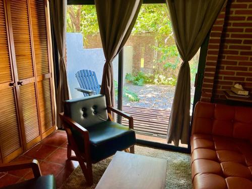 Χώρος καθιστικού στο Orgánico Hotel Boutique TEPOZTLÁN