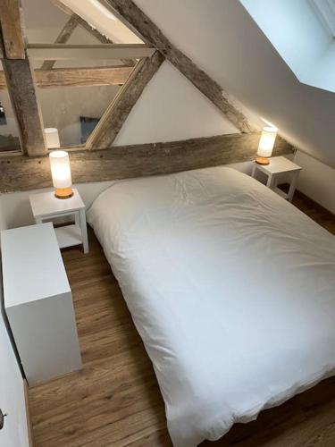 Säng eller sängar i ett rum på Maison - Ancien Chai