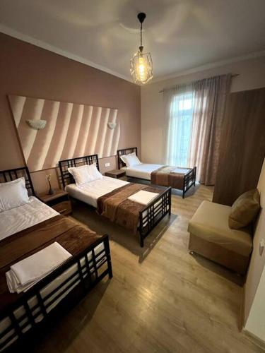 Krevet ili kreveti u jedinici u okviru objekta Amar Guest House