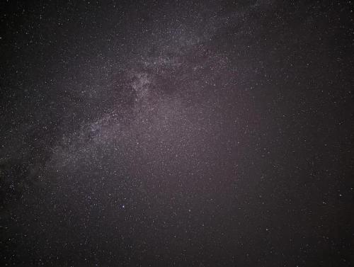 a night sky filled with lots of stars at beautiful located dome in Wapnica