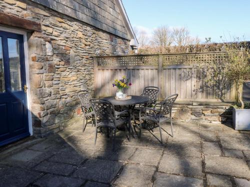 Patio nebo venkovní prostory v ubytování Llety'r Llwynog