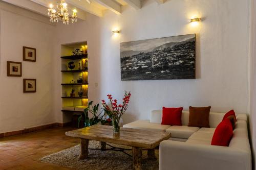 Posezení v ubytování La Xalca Hotel - Asociado Casa Andina