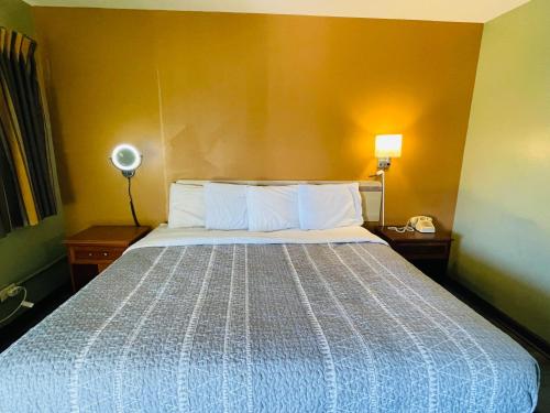 Postel nebo postele na pokoji v ubytování Budget Inn Pulaski