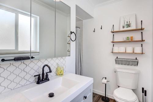 A bathroom at Denver Home with Game Room, 11 Mi to Downtown!