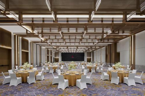 Restaurace v ubytování Changzhou Marriott Hotel Jintan