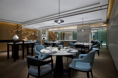 Posezení v ubytování Changzhou Marriott Hotel Jintan