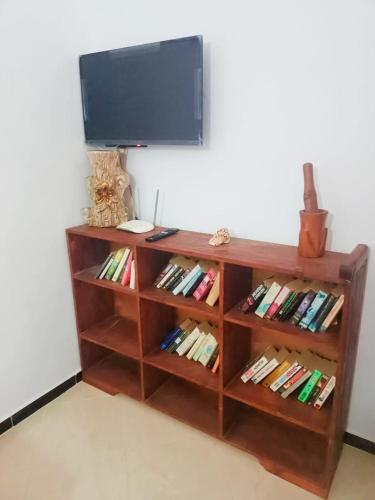 Biblioteca en el departamento