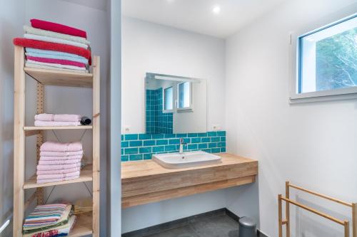 Kúpeľňa v ubytovaní Malachappe - Maison pour 8