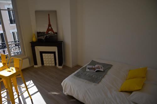 Posteľ alebo postele v izbe v ubytovaní Cosy Studio