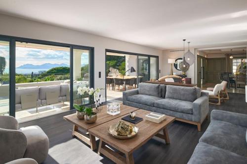 Cannes magnifique villa vue mer basse Californie