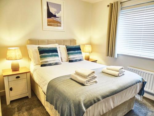 Ліжко або ліжка в номері Tolcarne - Perranporth Cornwall