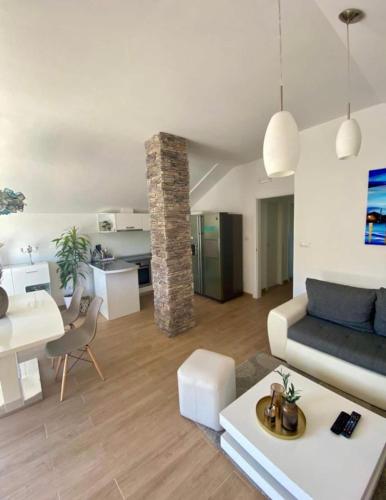 Χώρος καθιστικού στο Penthouse Dubrovnik with amazing view