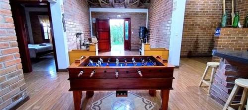 Billiards table sa Cabaña San Andres