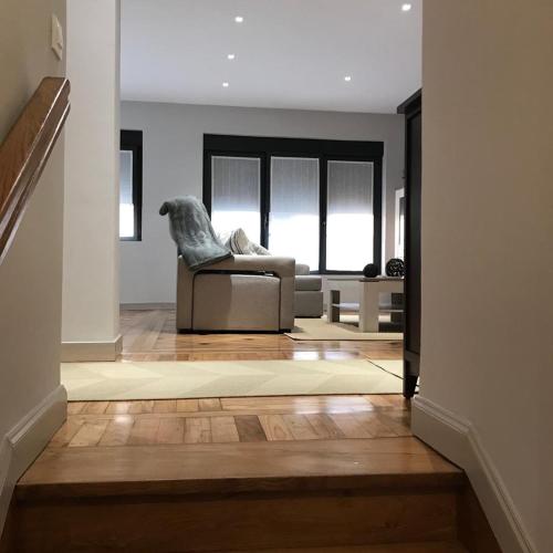 Χώρος καθιστικού στο Apartamentos Jayo