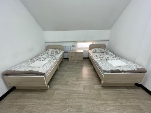 Postelja oz. postelje v sobi nastanitve Bishkek Backpackers