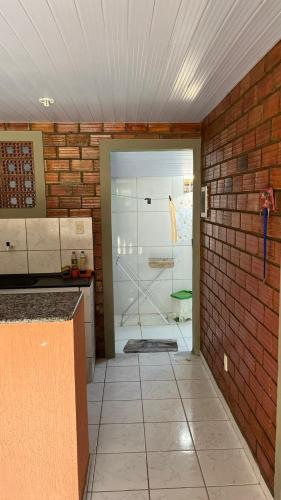 Et badeværelse på Chalé em Tamandaré