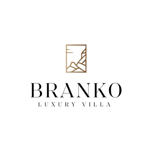 ein Logo für eine luxuriöse Villa in Bangkok in der Unterkunft Villa Branko in Ravno