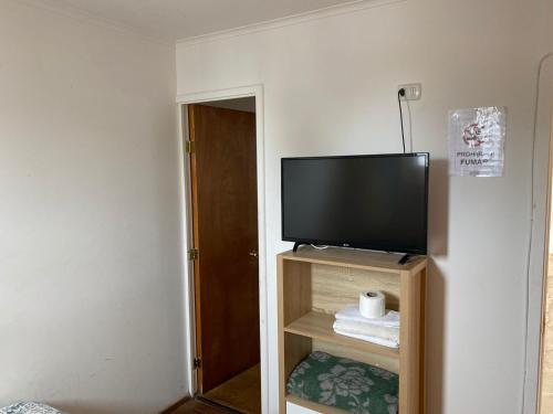 TV i/ili multimedijalni sistem u objektu Hermosas habitaciones para 1 - 2 o 4 personas