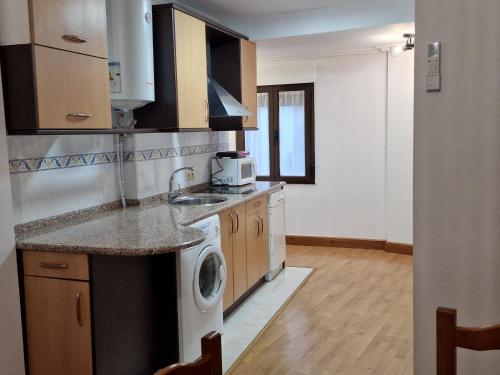 Dapur atau dapur kecil di Vivienda Turistica IBAMA2