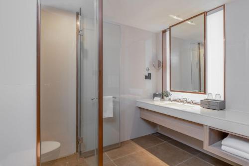Koupelna v ubytování Kew Green Hotel Hongqiao Shanghai