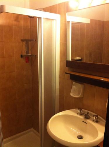 Koupelna v ubytování Hotel Smeraldo