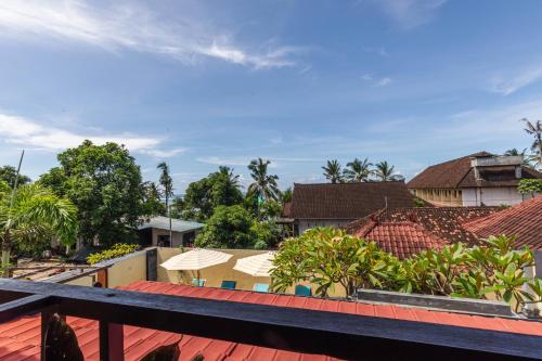 a view from the roof of a house at Surf Retreat Villa Sari Bali in Pulukan
