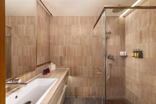 Ванная комната в Nina Hotel Kowloon East