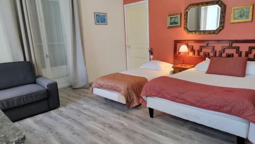 Ένα ή περισσότερα κρεβάτια σε δωμάτιο στο Villa Eden