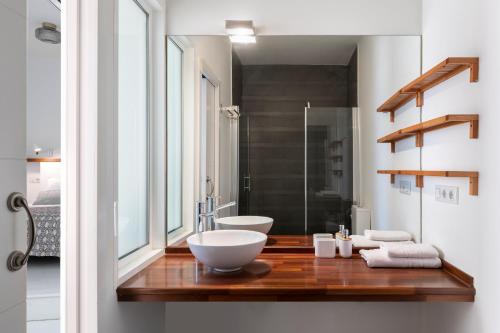 Kúpeľňa v ubytovaní Buen viaje home, con patio privado