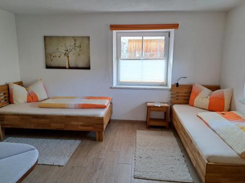 Postel nebo postele na pokoji v ubytování Apart4You Ötztal