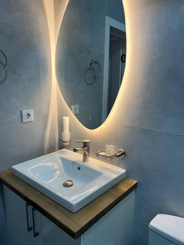 Koupelna v ubytování Dosman Hotel Bishkek