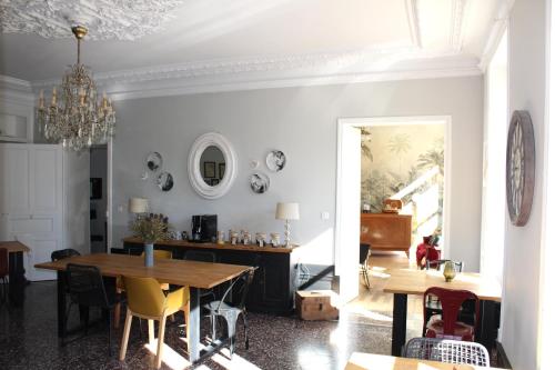 Гостиная зона в La Grande Maison